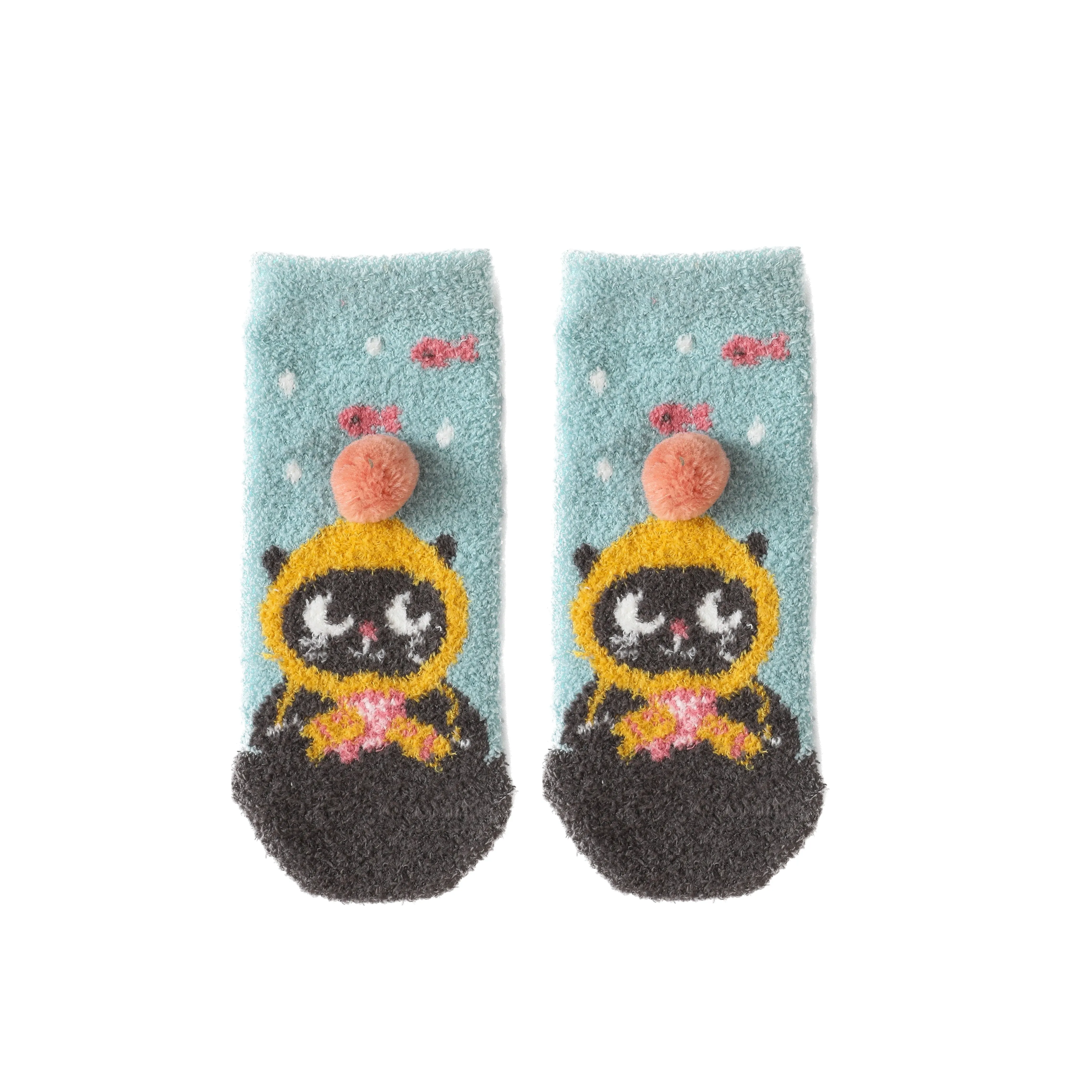 Sweetnana Cozy Ankle Crew Socks for Toddlers, Super Soft Thickened Winter Socks, Ideal for Cold Weather Comfort