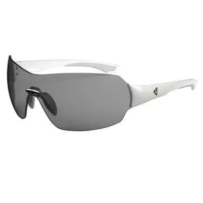 Via Metallic White Grey Lens