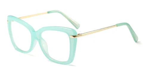 Vintage Chic Black Wayfarer Square Clear Glasses