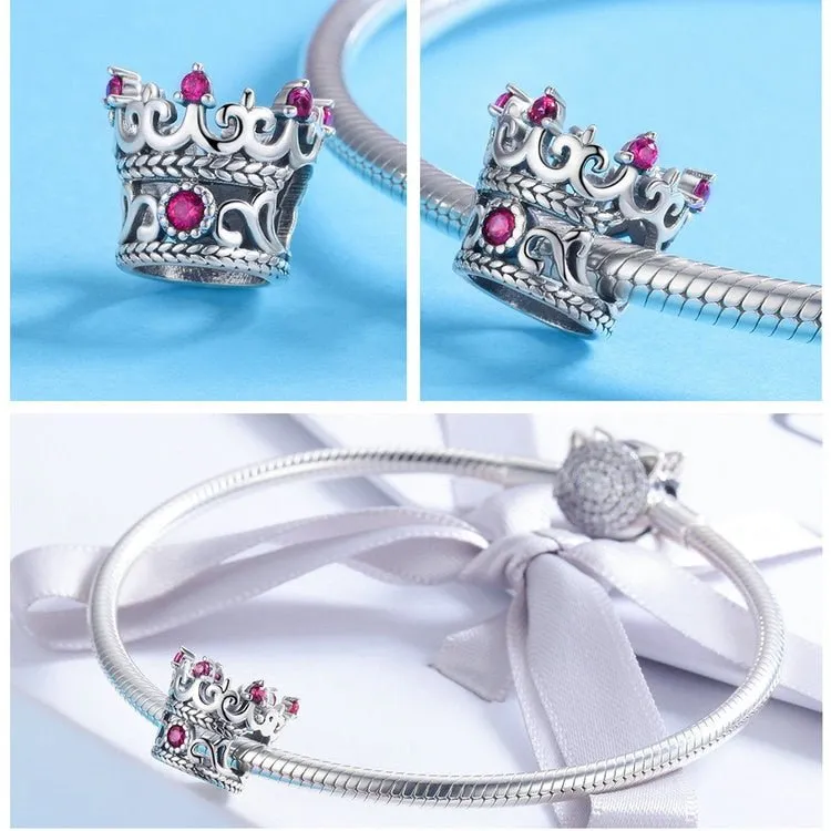 Vintage Princess Crown Charm