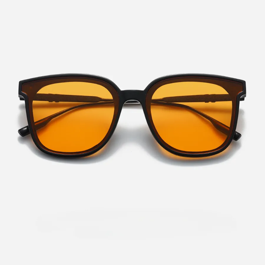 Wholesale UV Protection Square PU Sunglasses