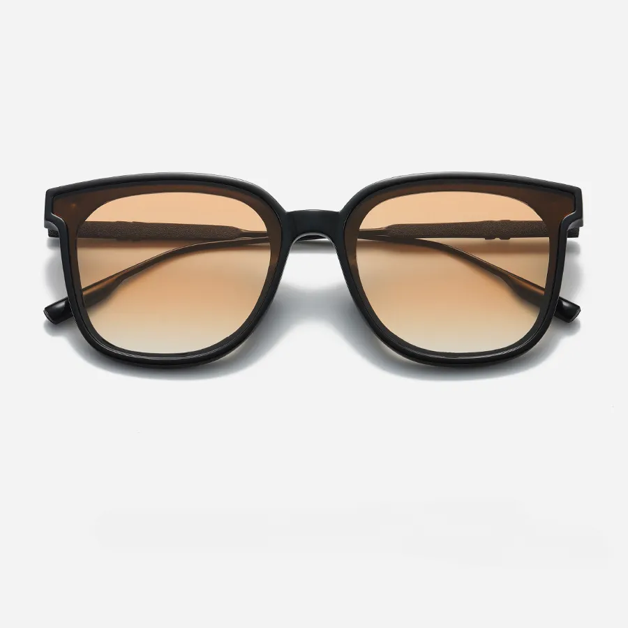 Wholesale UV Protection Square PU Sunglasses