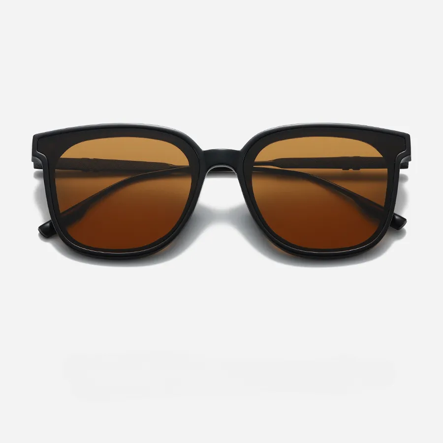 Wholesale UV Protection Square PU Sunglasses