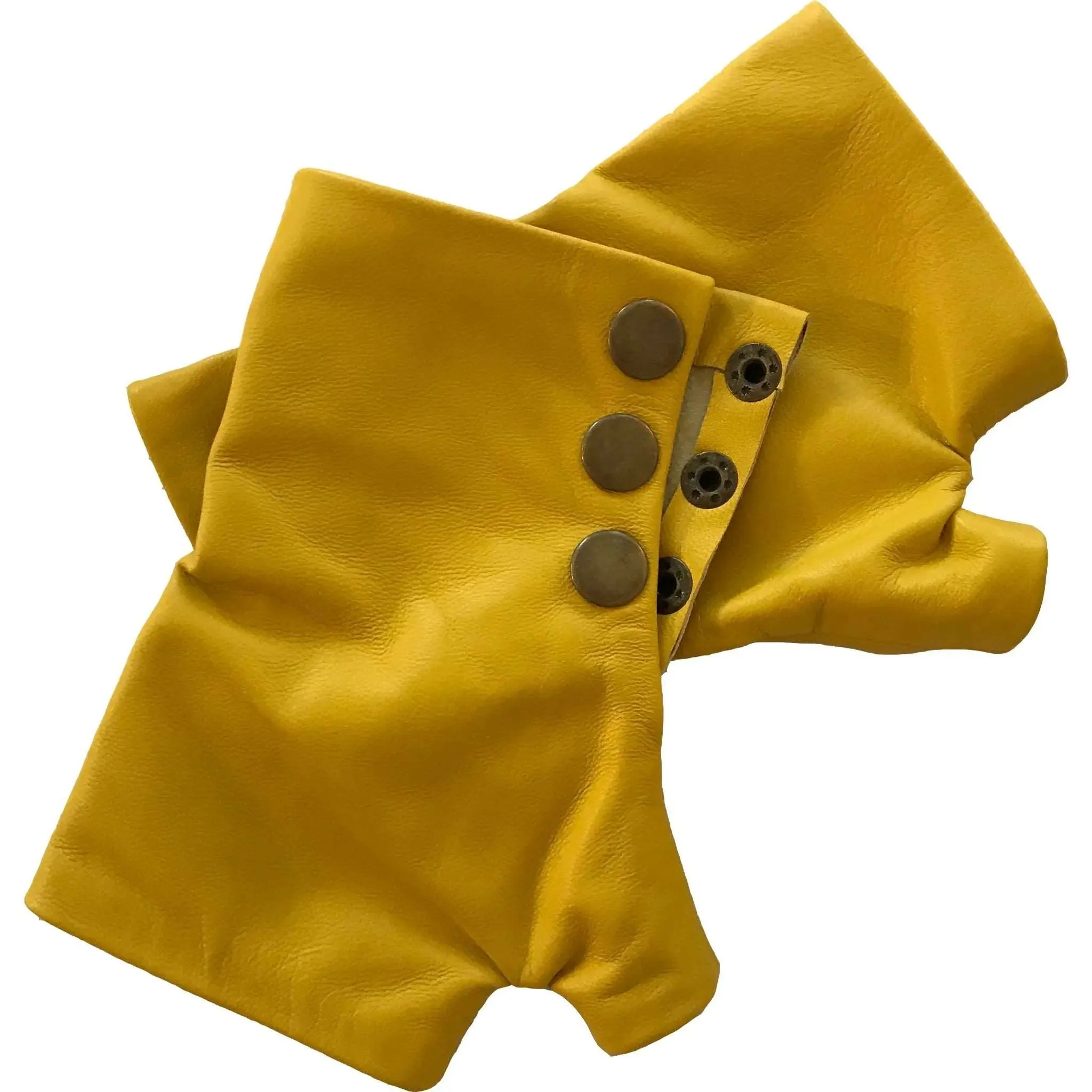 Yellow Short Gloves – Durable, Versatile, and Handmade for Any Activity